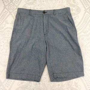 J Crew Factory Blue Striped Shorts, 30